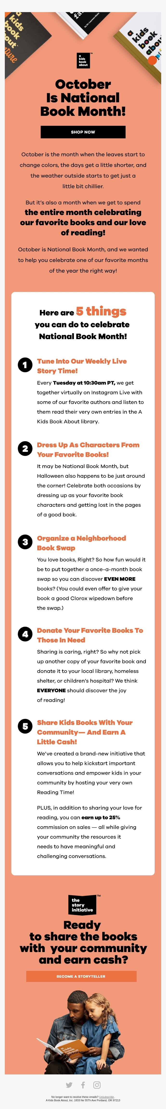 📚 5 Ways to Celebrate National Book Month