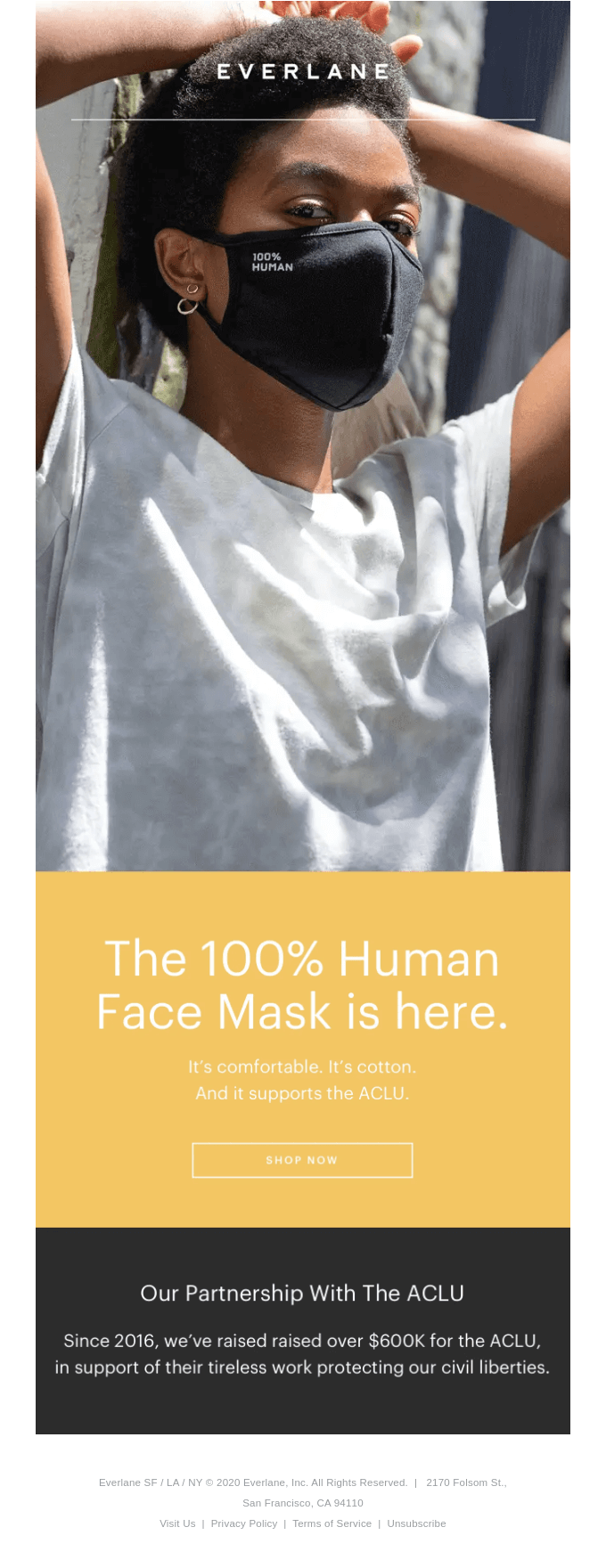 100% Human Face Masks