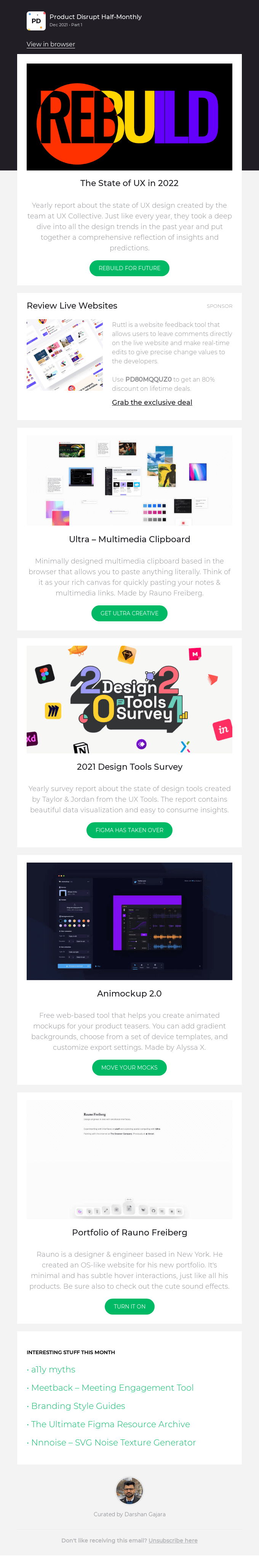 108 / State of the UX in 2022, design tools survey, multimedia clipboard and more free resources