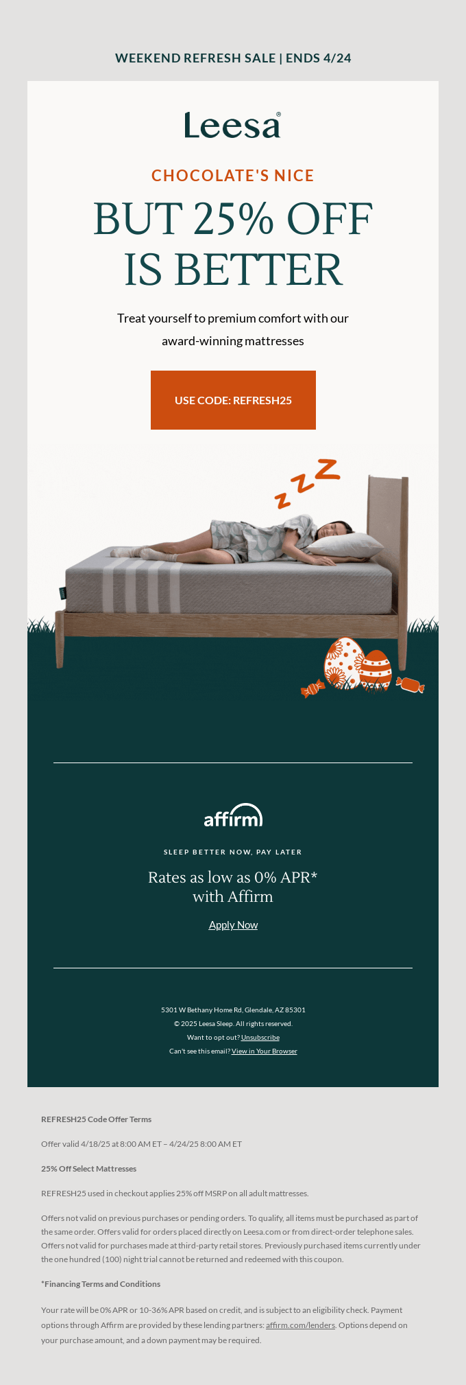 	25% off? Now that's a sweet treat