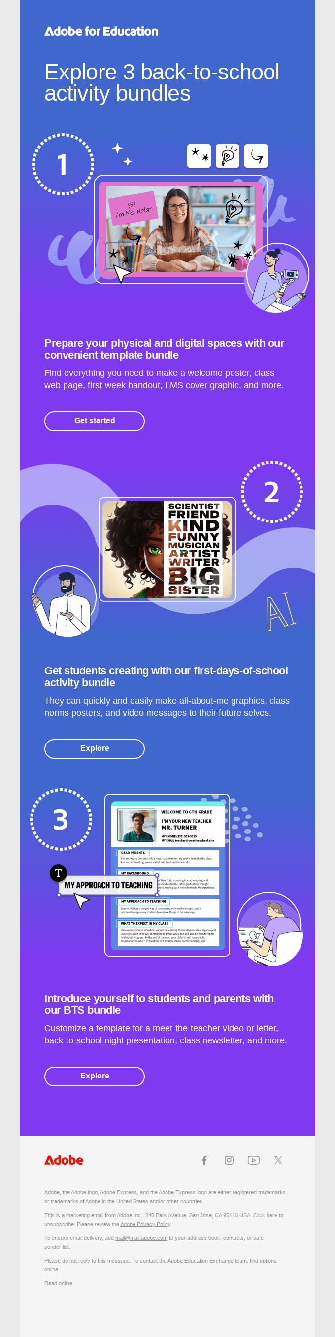 3 back-to-school activity bundles for teachers and students