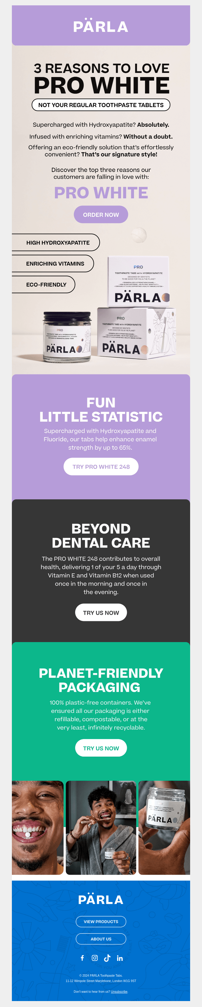 3 reasons to love our PRO WHITE