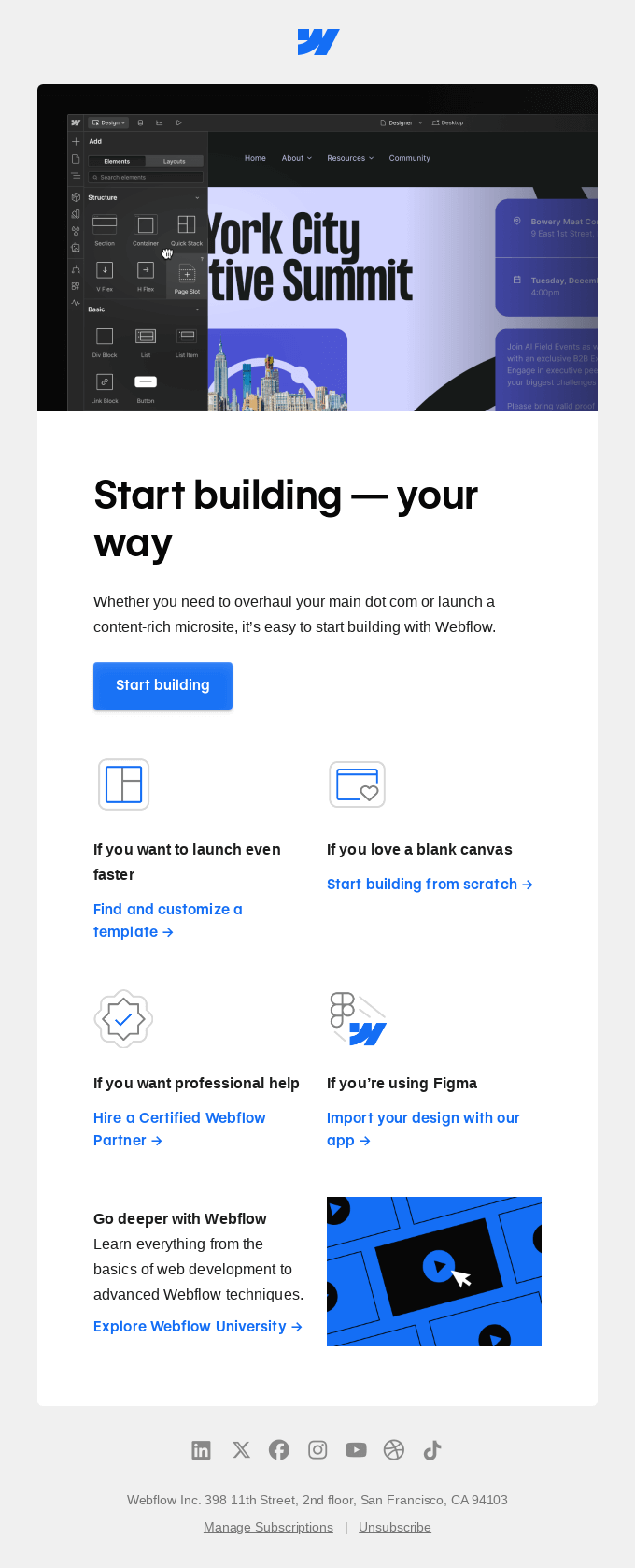 4 ways to get started