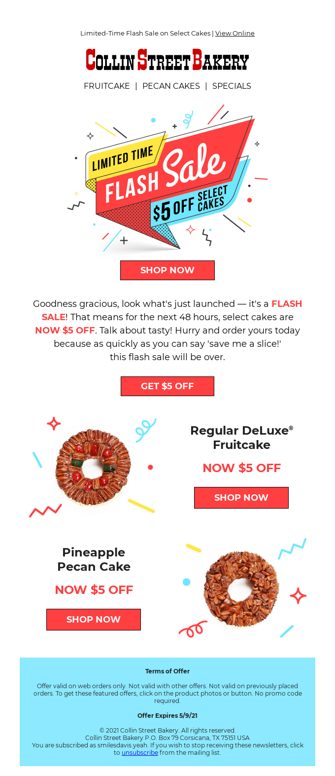 $5 OFF — $5 OFF — $5 OFF