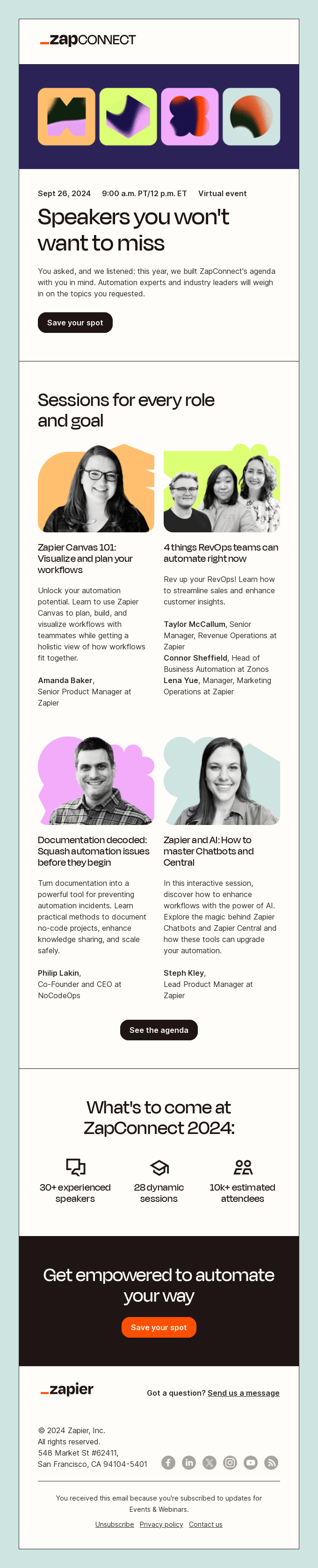 6 ZapConnect speakers we're excited about