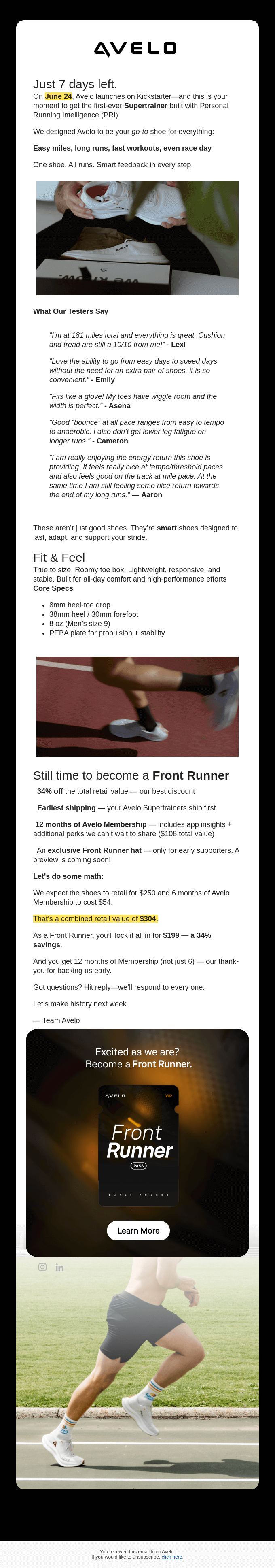 7 Days to Go: The Future of Running Drops June 24