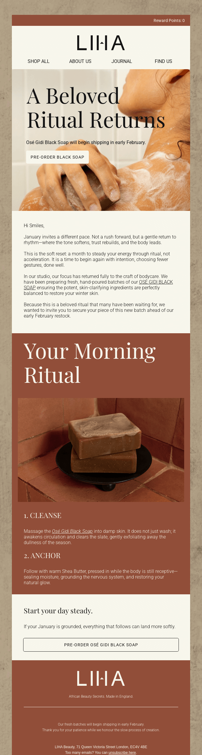 A gentle return to rhythm