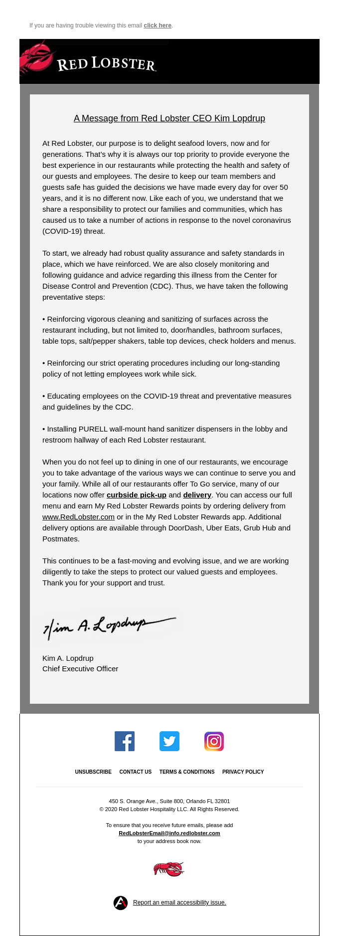 A Message From Our CEO About COVID-19