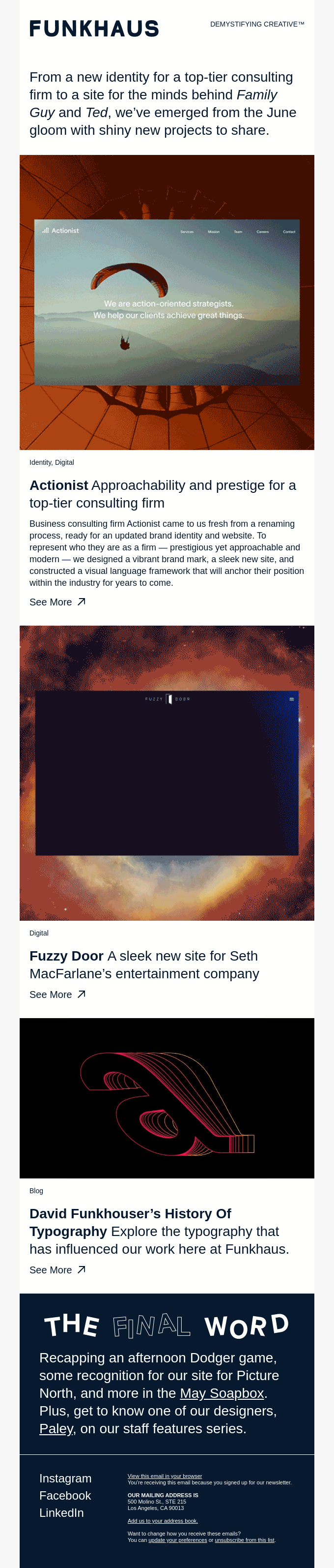 A New, Approachable Identity For Actionist