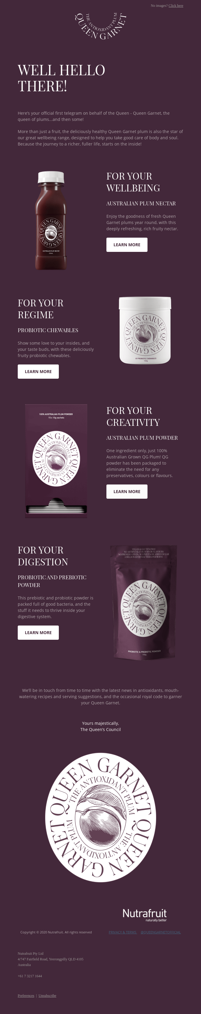 A Royal Welcome to You!