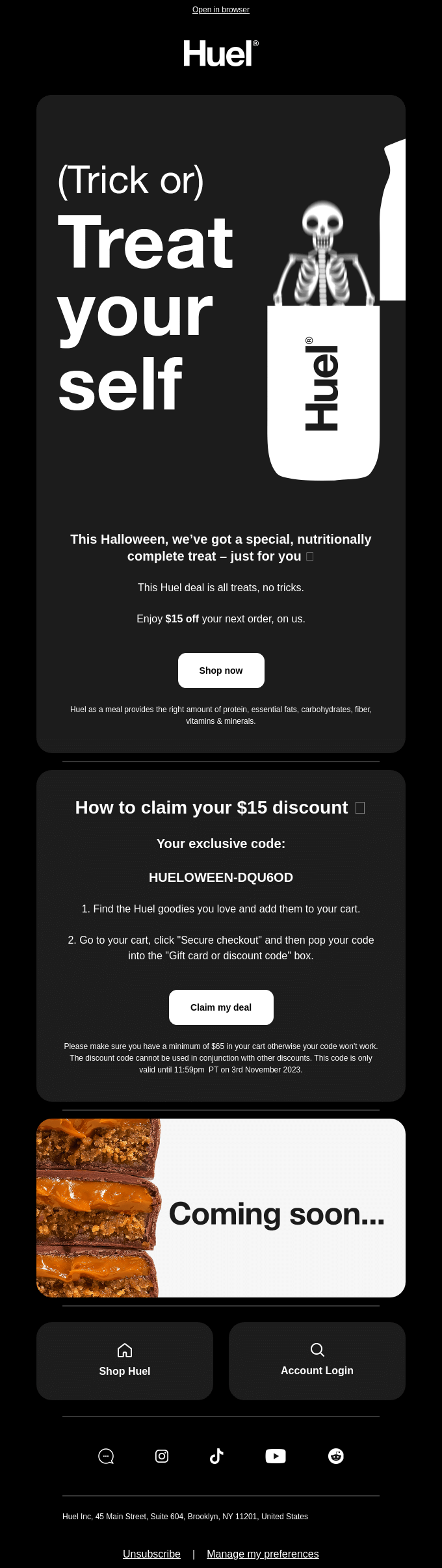 A scary good deal inside 👻