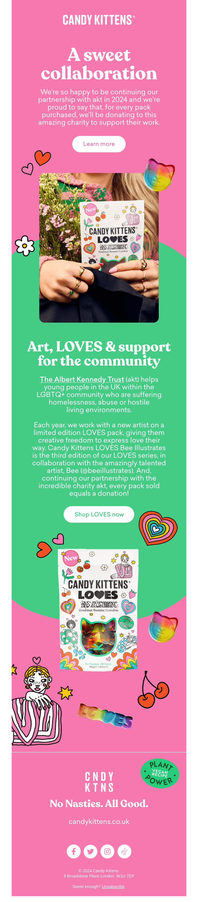 A sweet collaboration for a cause