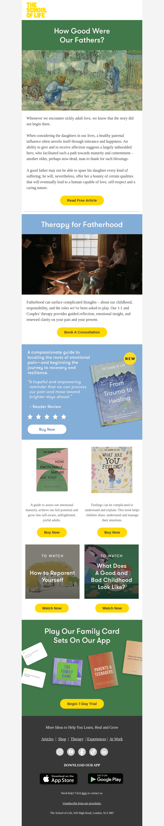 A Test Of How Good Our Fathers Were