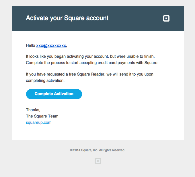 Activate your Square account