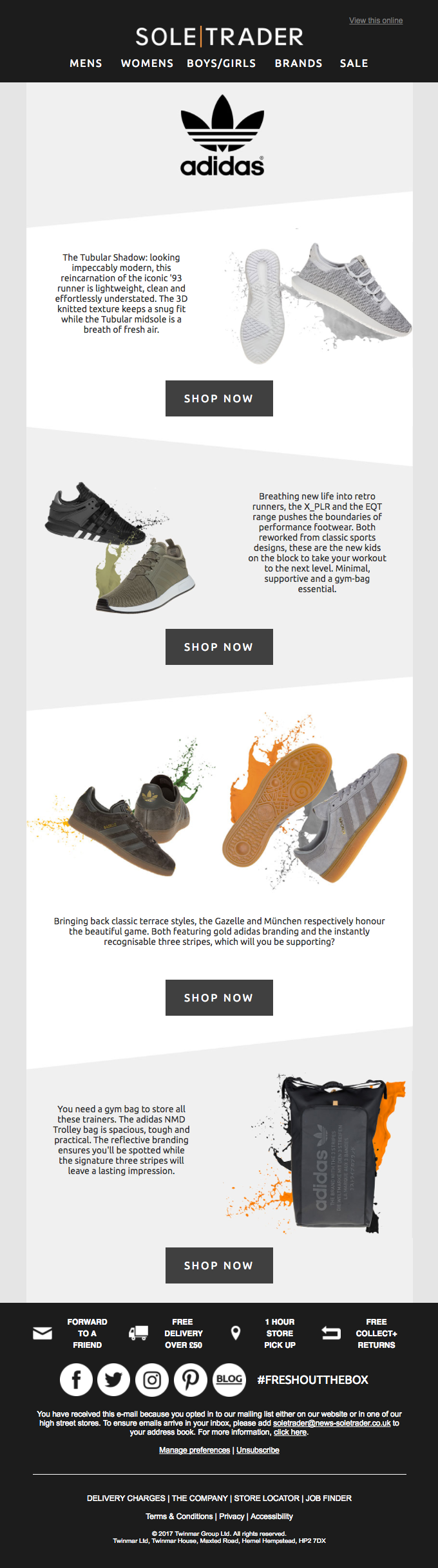 adidas: the new and most wanted from SOLETRADER - Desktop Email View ...