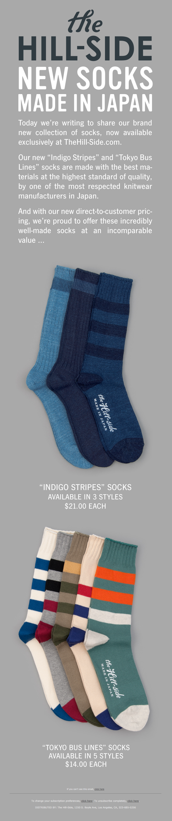 All-New Socks, Made in Japan