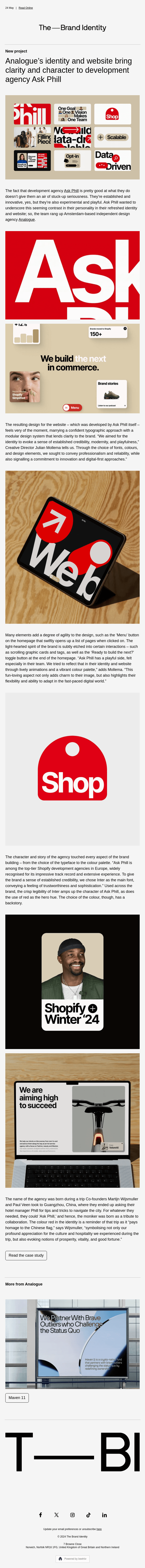 Analogue’s identity for Ask Phill