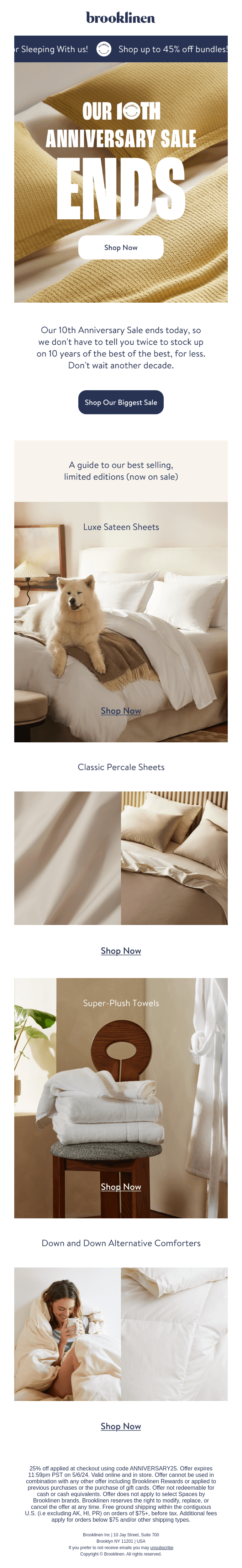 Anniversary Sale Ends TODAY!