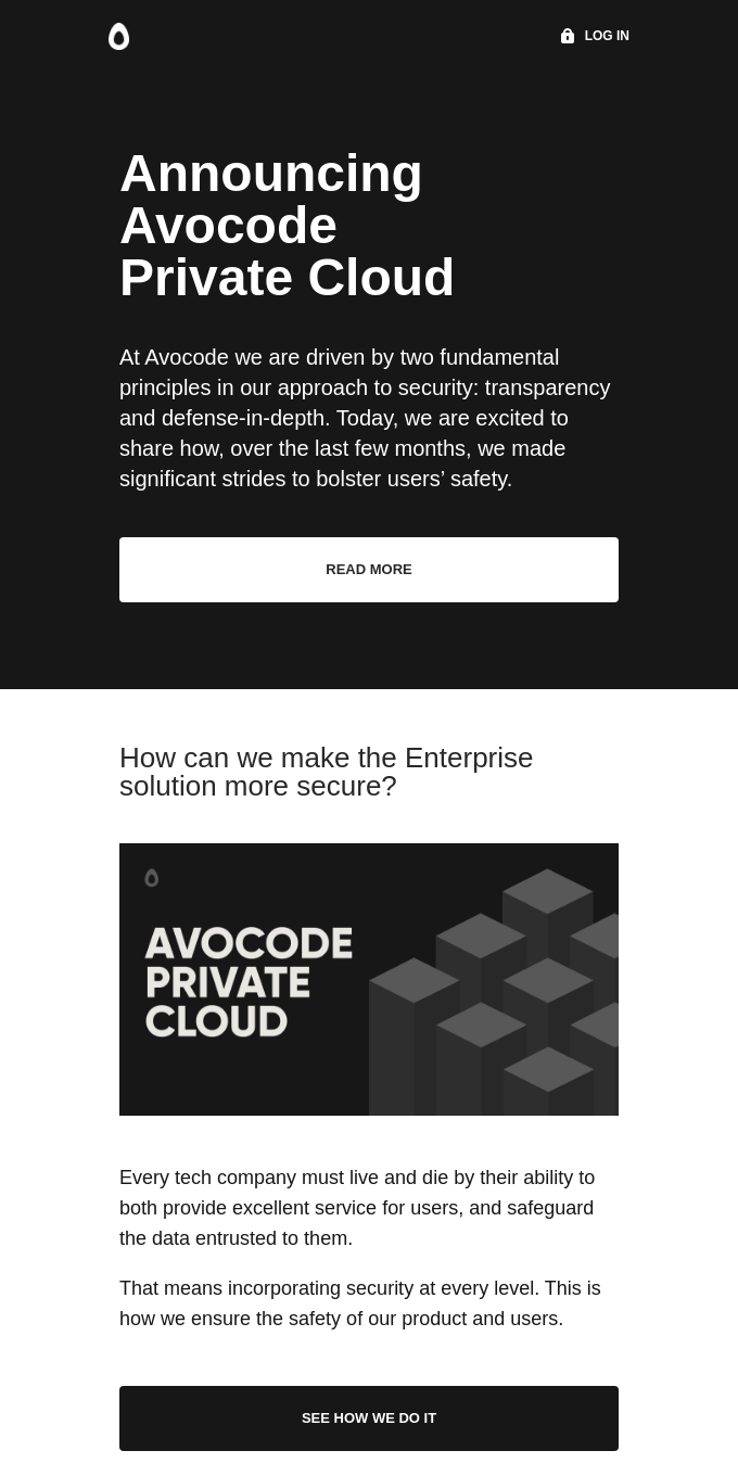 Announcing Avocode Private Cloud