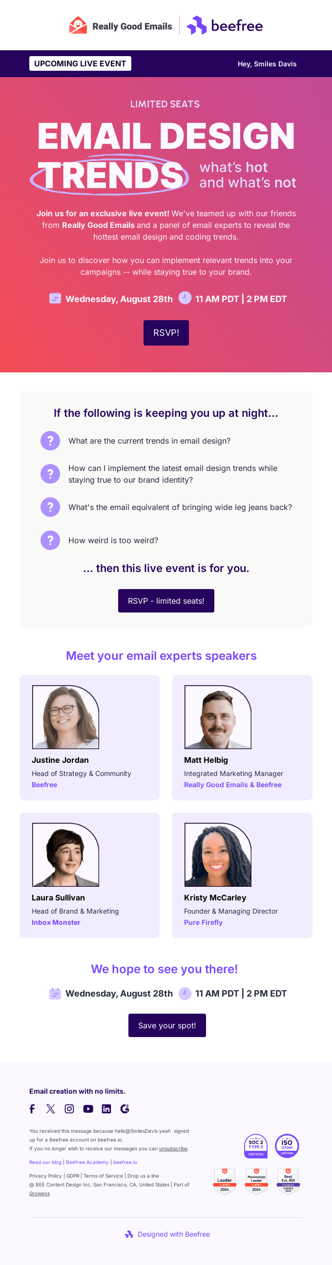 Are email design trends keeping you up at night?