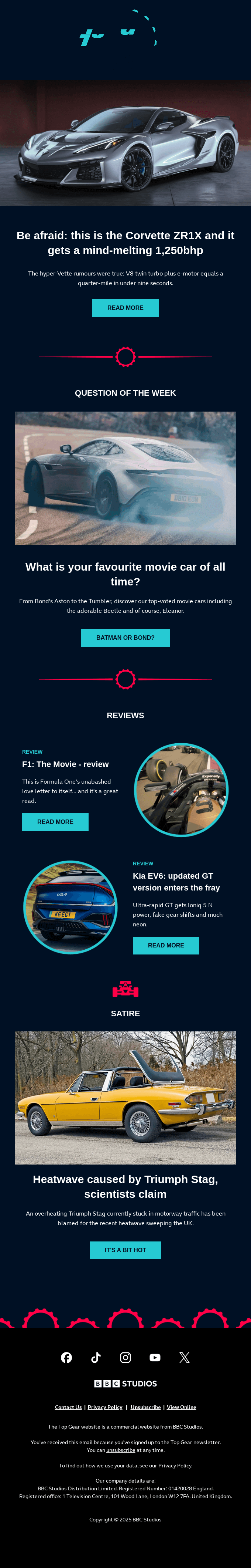 Be afraid: this is the Corvette ZR1X