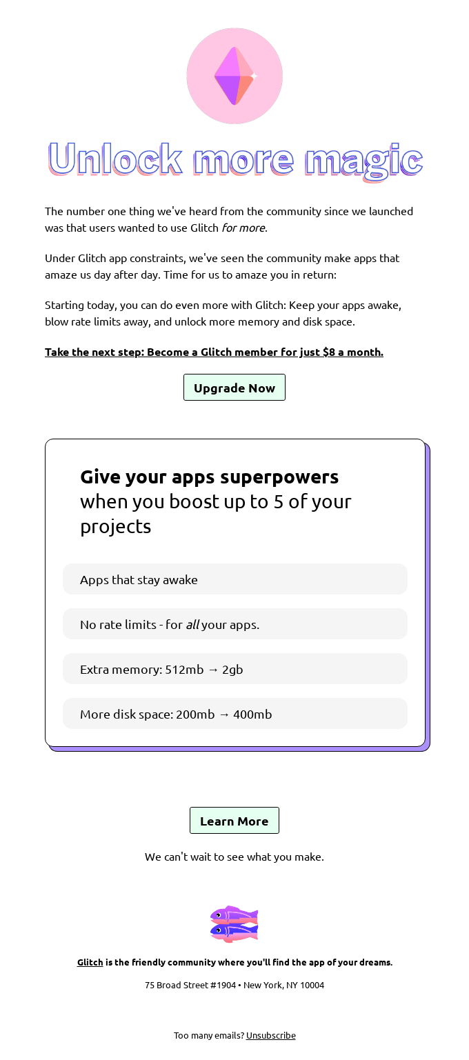Become a member to upgrade your apps