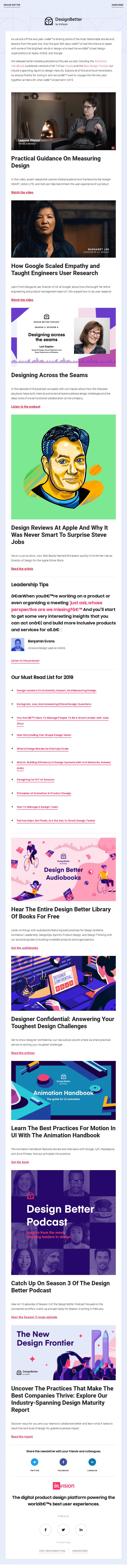 Best design advice from 2019