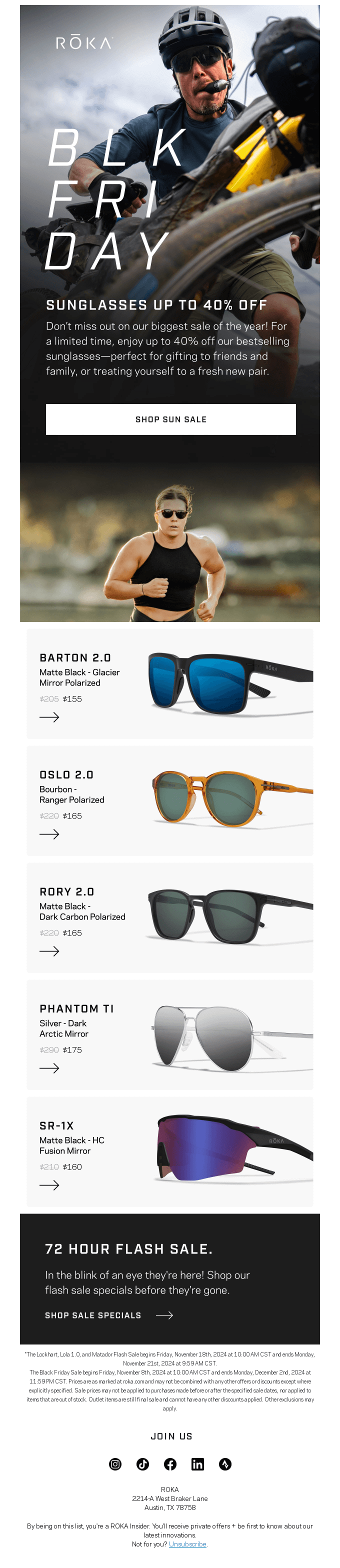 Bestselling sunglasses on sale now for Black Friday!