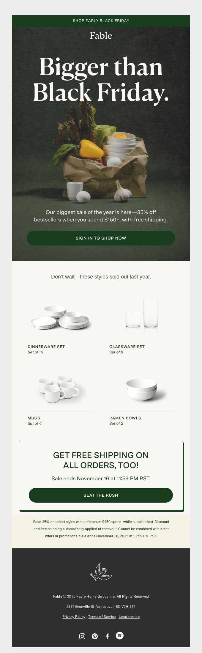 Bigger than Black Friday: 35% Off Starts Now 💥