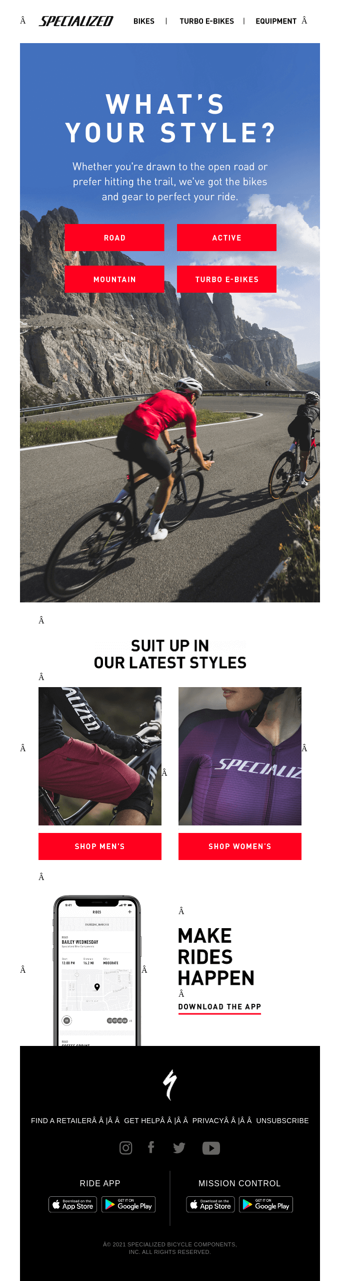 Bikes and Gear for Every Riding Style from Specialized Bicycle