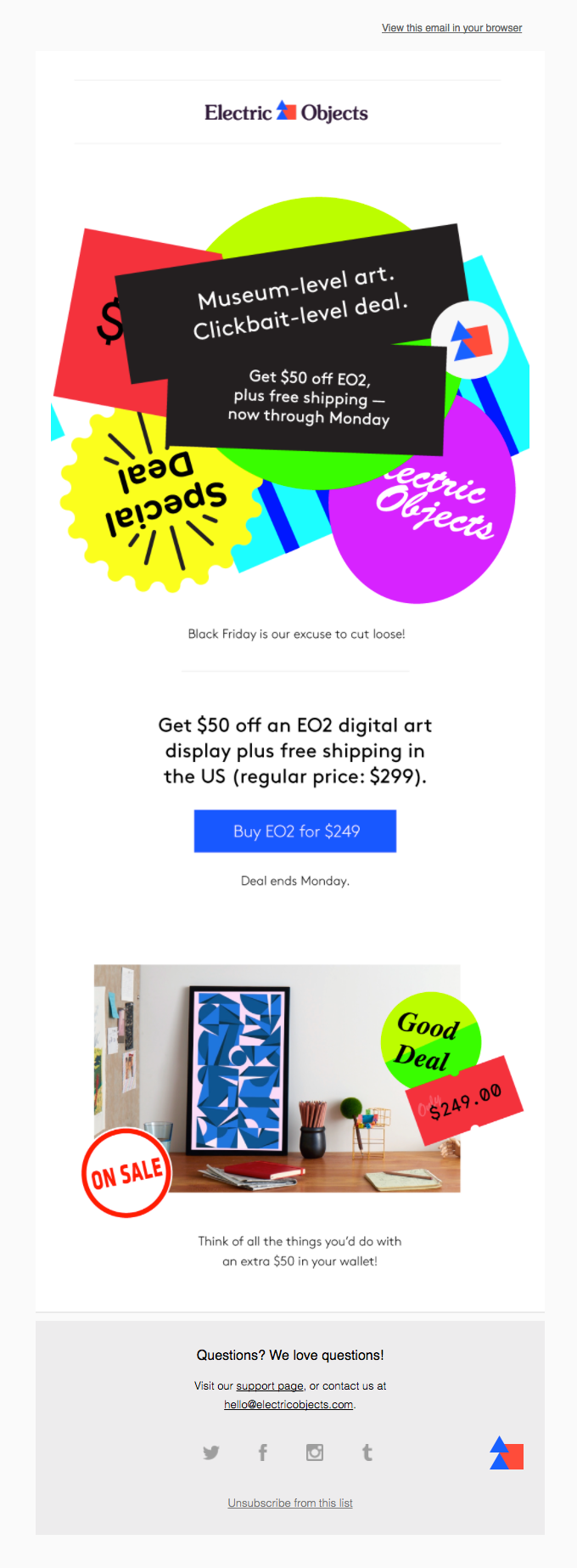 Black Friday Is Now—$50 Off EO2