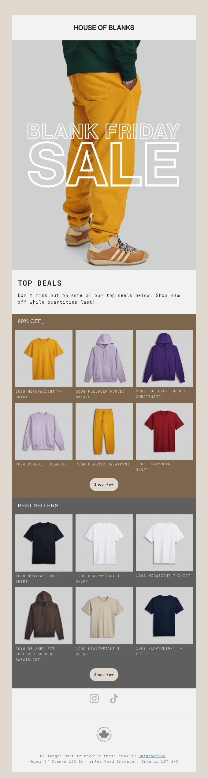 BLANK Friday | Top Deals Moving Fast from House of blanks - Desktop ...