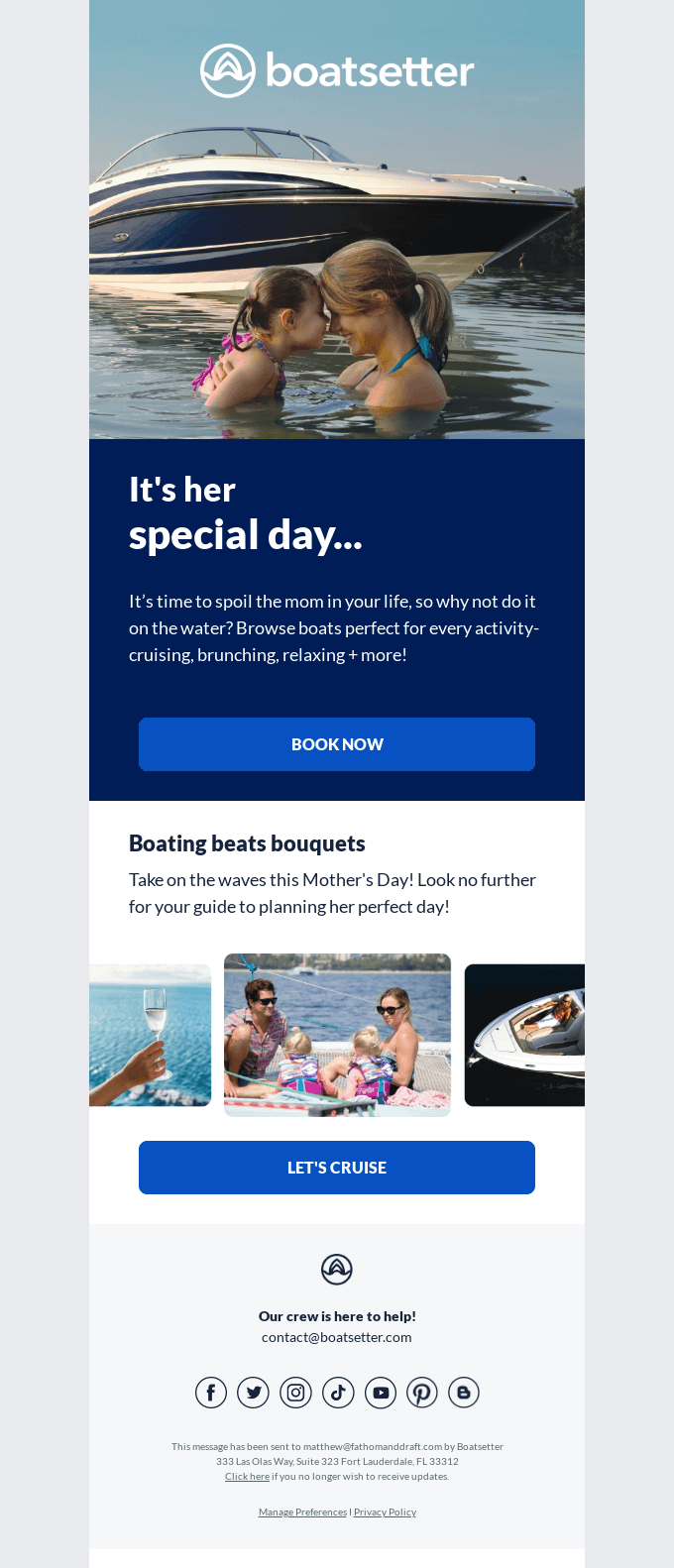Boating Experiences For Every Mom 💖