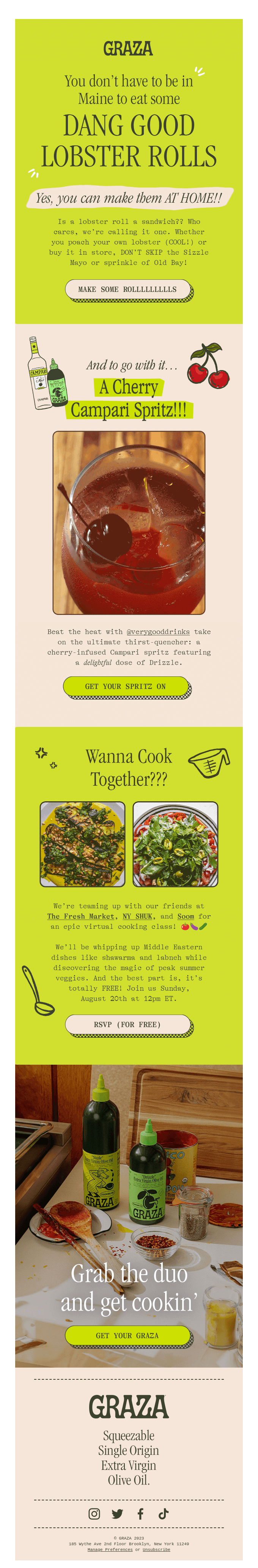 BRING IN THE DANCING LOBSTERS