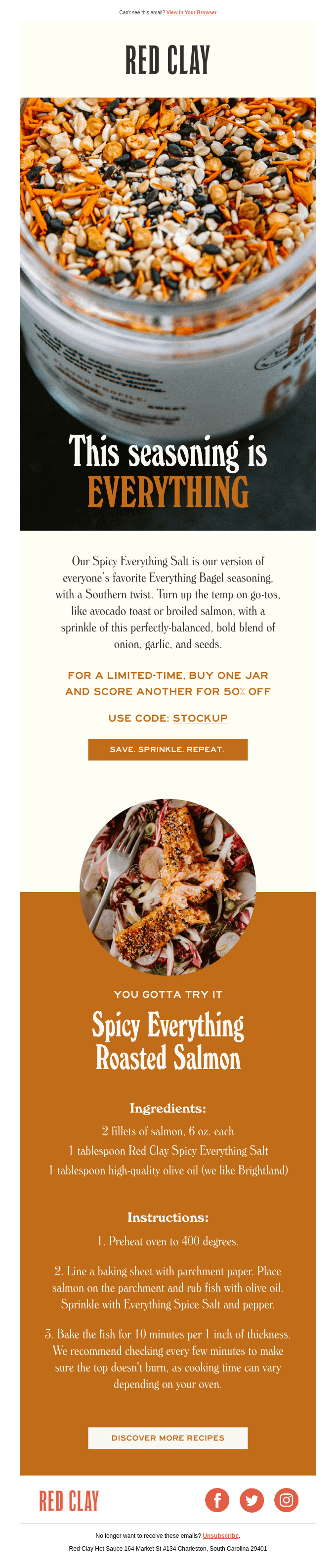 Buy One Spicy Everything Salt, Get Another 50% OFF🥯