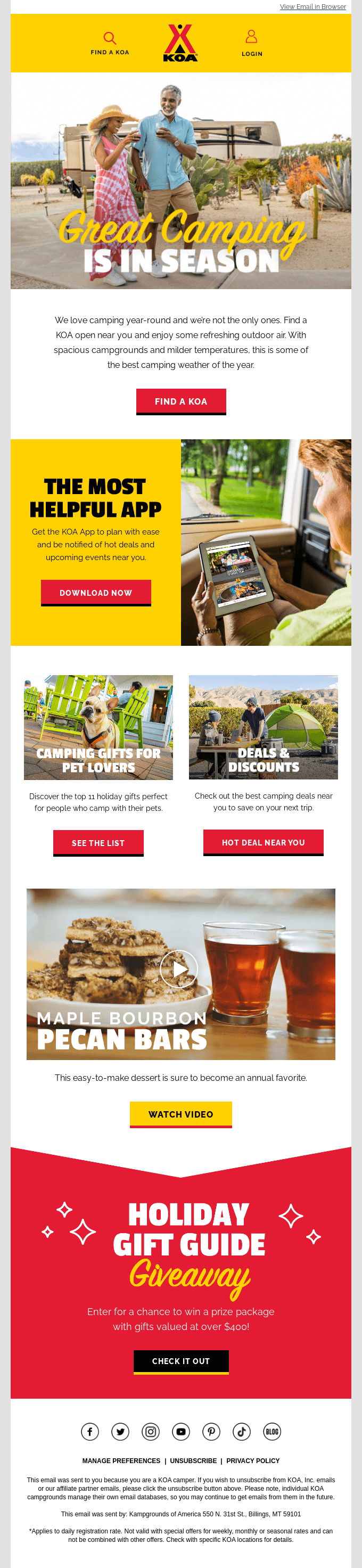 Camping Season Is Always On