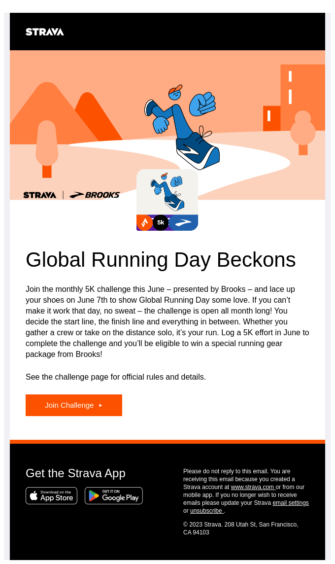 Celebrate Global Running Day with a 5K