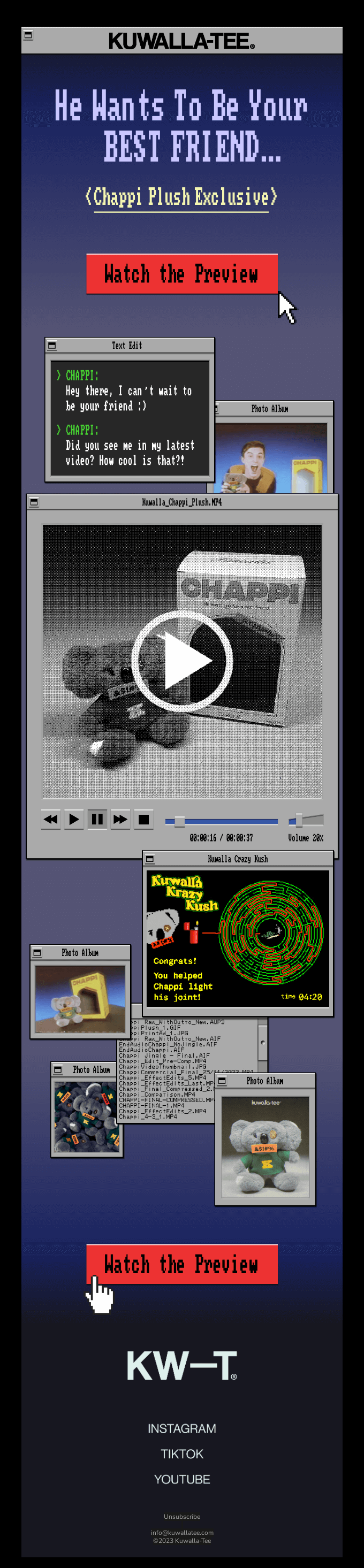 🧸 Chappi Plush dropping tomorrow for Cyber Monday exclusive