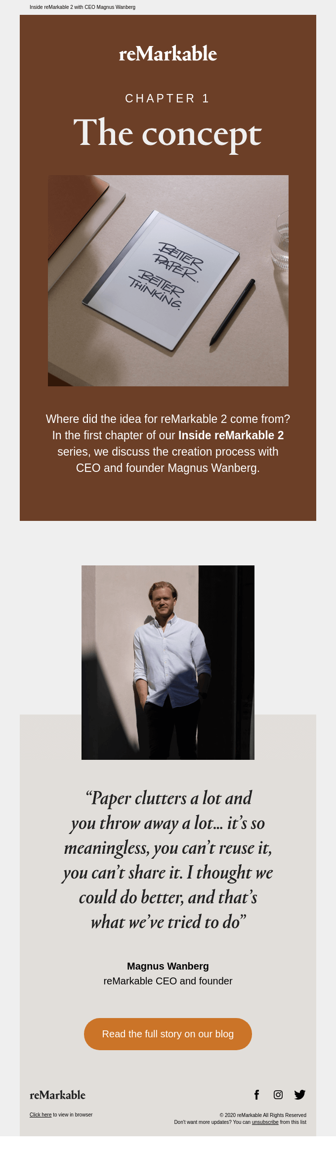 Chapter 1: the concept