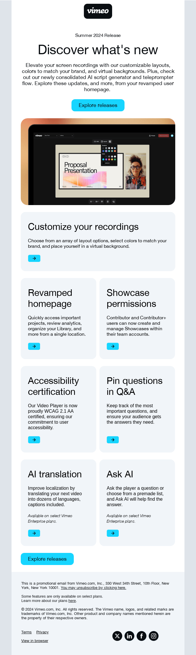 Check out our Summer 2024 product release