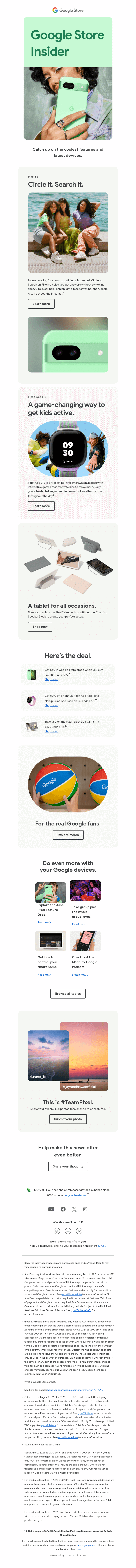 Check out the first-ever Google Store Insider