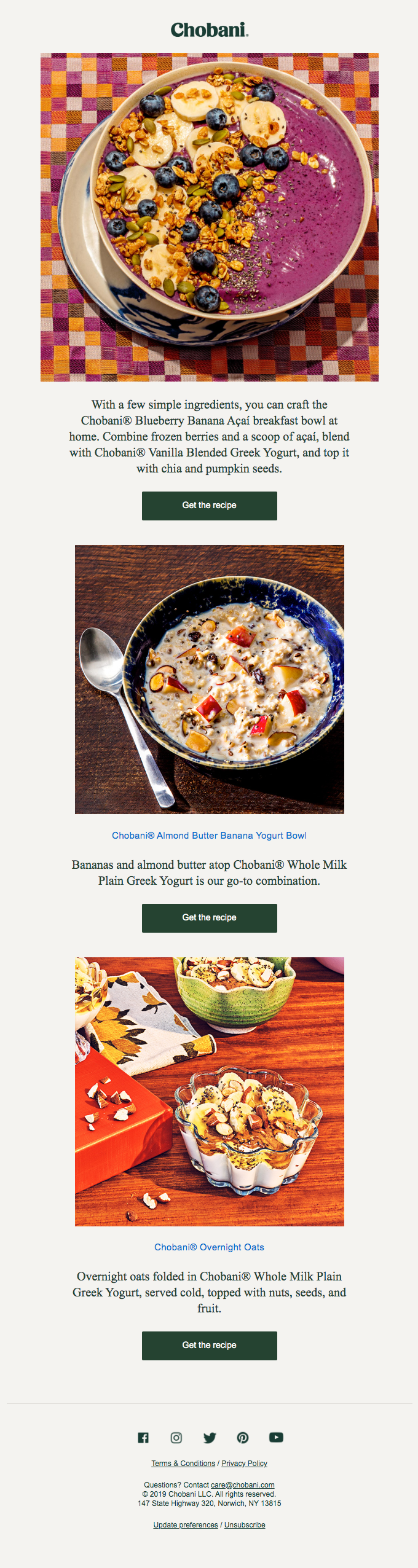 Chobani Breakfast Bowls: How to make