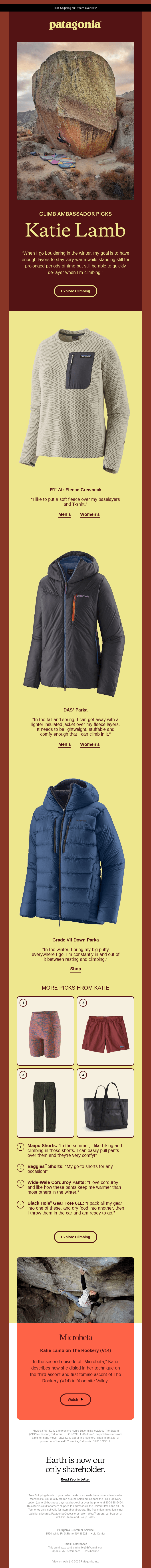 Climb ambassador favorites