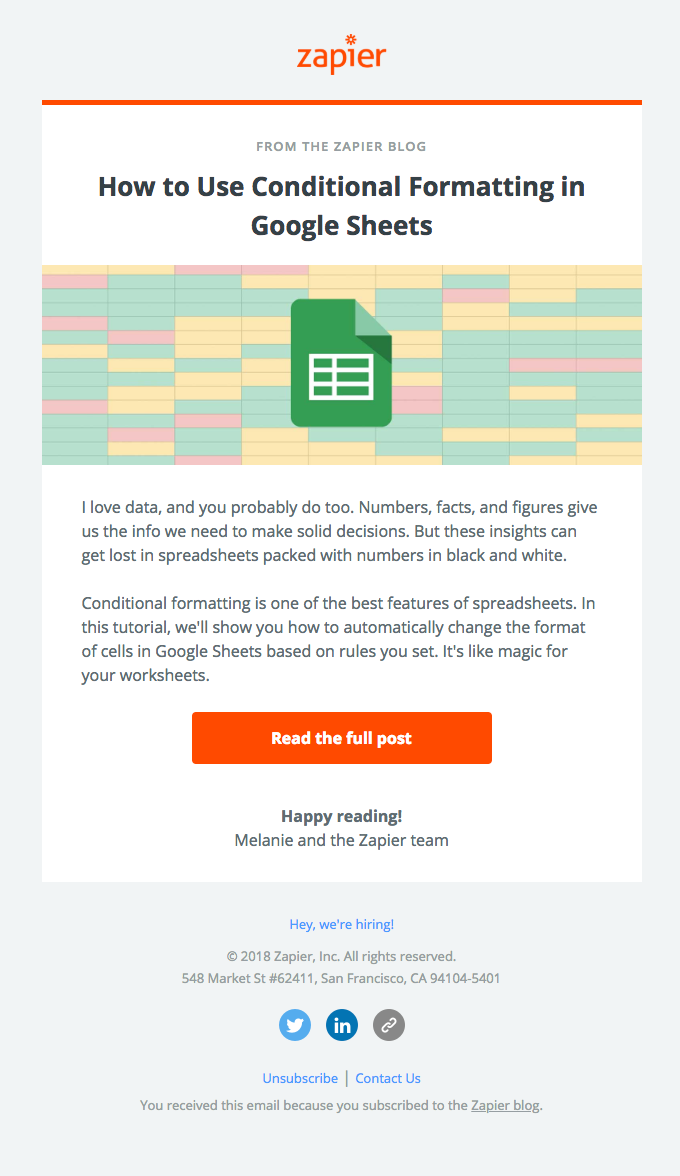 Color code your spreadsheets automatically
