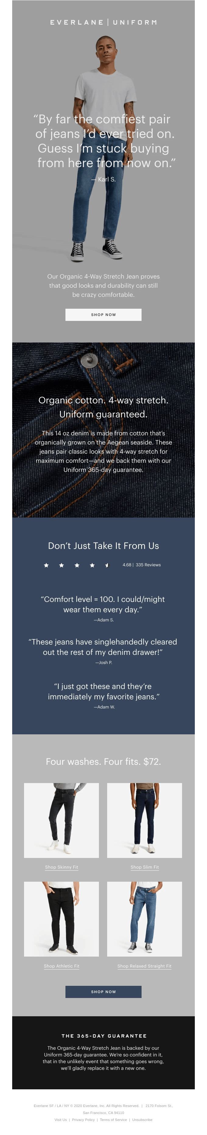 “Comfort level = 100.”