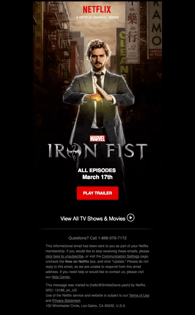 Coming Friday, March 17th… Marvel’s Iron Fist