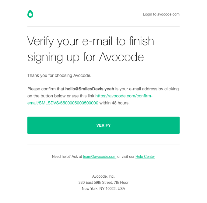 Verification Emails Really Good Emails