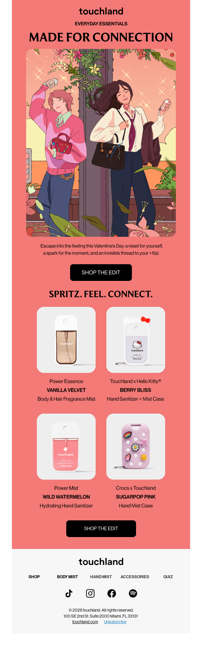 Connection is a feeling