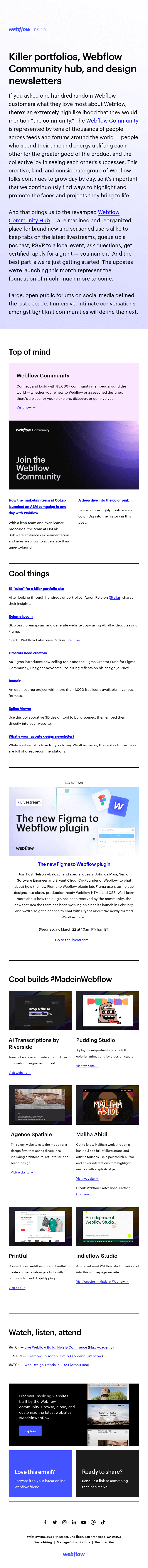 Controversial colors & killer portfolios