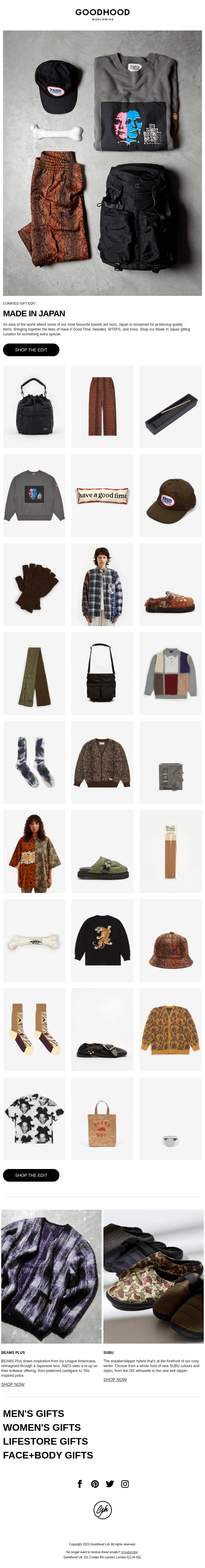 Curated Gift Guide | Made In Japan